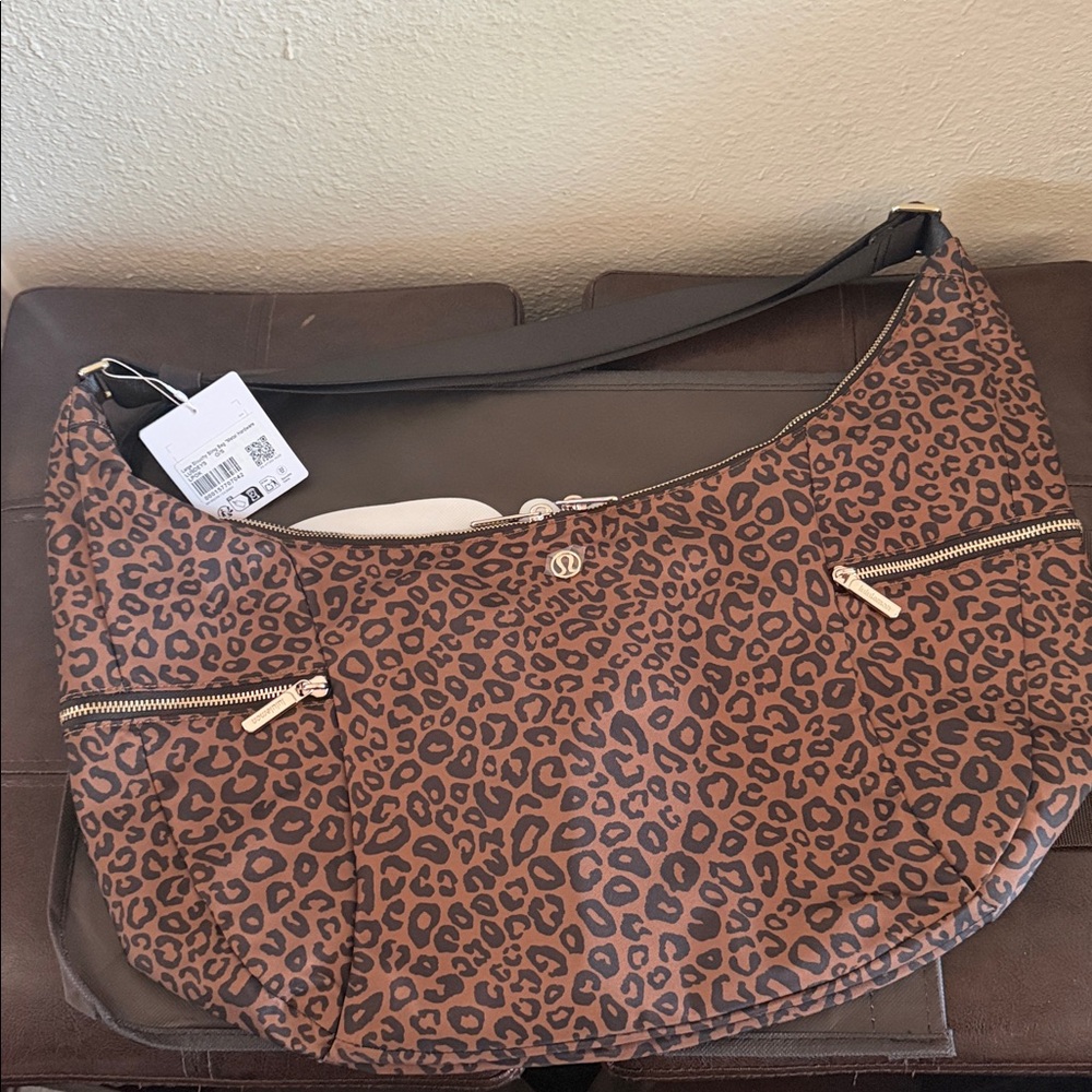 lululemon athletica Leopard Print Hobo Bag 13L